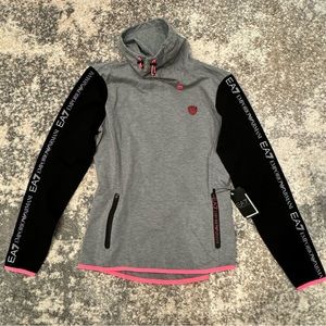 Emporio Armani Sweatshirt with draped neck size L